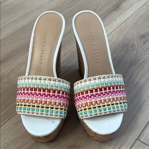 Veronica Beard Dali Wedge Sandals